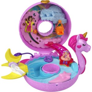 Polly Pocket Micro Conj. Boia Unicornio Flutuante-112853-46173