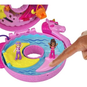 Polly Pocket Micro Conj. Boia Unicornio Flutuante-112853-53341