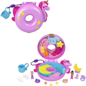 Polly Pocket Micro Conj. Boia Unicornio Flutuante-112853-56394