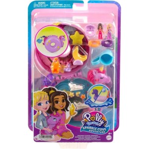 Polly Pocket Micro Conj. Boia Unicornio Flutuante-112853-62807