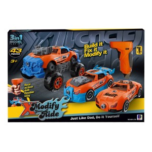 Turbo Tools Mustang/bugatti Laranja (3 In 1) Brinquedo Movido A 2 Pilhas Aa Não Inclusas-BR2163