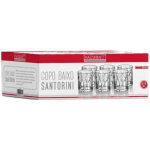 Copo De Vidro Santorini 315ml 6 Pecas-113546-33451