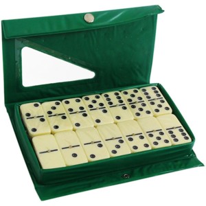 Domino Estojo 28pcs 11mm Verde-113541-88860