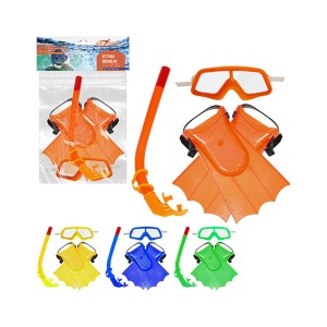 Kit Mergulho Infantil Com Snorkel E Pé De Pato-839815-90499