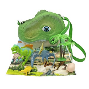 Cabeça Dinossauro Bolsa Com 6 Acessórios-843689