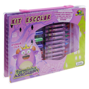 Kit Escolar Maleta 51 Peças Menina-839139-89140