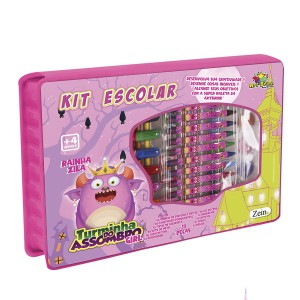 Kit Escolar Maleta 51 Peças Menina-839139