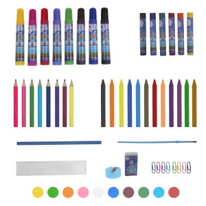 Kit Escolar Maleta 51 Peças Menino-839138-39255