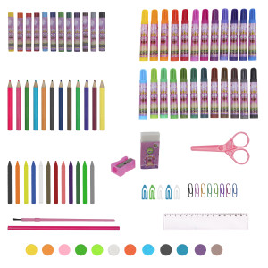 Kit Escolar Maleta 98 Peças Menina-839137-45356