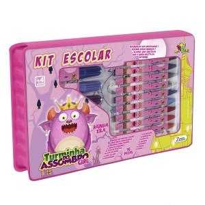 Kit Escolar Maleta 98 Peças Menina-839137