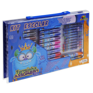 Kit Escolar Maleta 98 Peças Menino-839136-11363