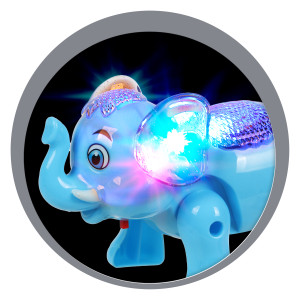 Elefante A Pilha Com Som E Luz-843698-70969