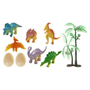 Dinossauros Com 6 Peças E Acessórios Na Cartela-843684-44034