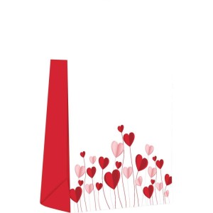 Sacola Para Presente Decorada Amor Origami Md 22,5x31,5x10cm-112662-71401