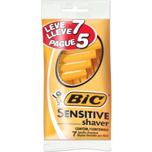 Barbeador Descartavel Bic Sensitive Leve 7 Pague 5-089877-43526