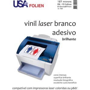 Vinil Laser Adesivo A4 Branco Brilho-113186-77013