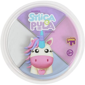 Massa Para Modelar Criativa Stica E Pula Unicornio 4cores(-113236-41485
