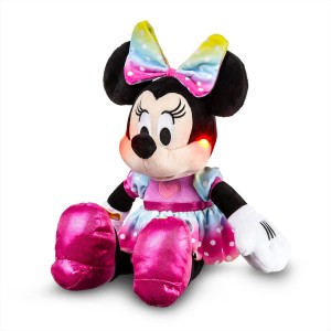 Pelúcia Minnie Rainbow C/ Mecanismo Luz E Som 40cm-BR2196-29652