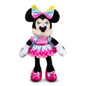 Pelúcia Minnie Rainbow C/ Mecanismo Luz E Som 40cm-BR2196