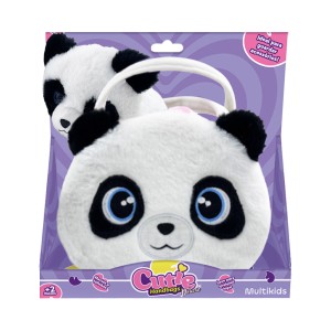 Cutie Handbags Panda Deluxe Bolsa E Pelúcia-BR2221