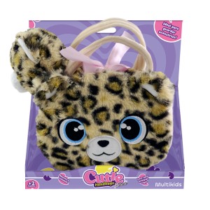 Cutie Handbags Leopardo Deluxe Bolsa E Pelúcia-BR2224