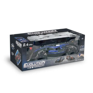 Carrinho Evolution Fórmula 1 Super Stunt Drift Azul - Grande 35cm-BR2260-324-40895