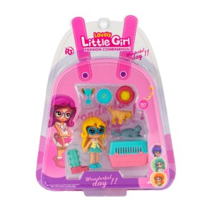 Boneca Little Girls Pet Shop 16cm - 4 Modelos Sortidos-BR2267-20625