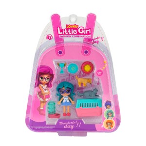 Boneca Little Girls Pet Shop 16cm - 4 Modelos Sortidos-BR2267-48324