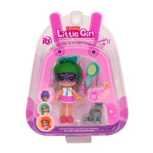 Boneca Little Girls Pet Shop 25cm - 4 Modelos Sortidos-BR2268-82035