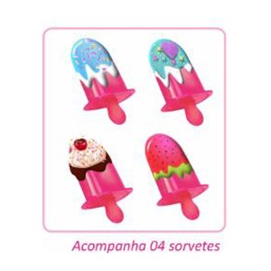 Geladeira de Brinquedo Sundae Uma Porta-7056-76164