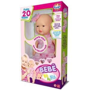 Boneca Com Mecanismo Bebe Bla Bla Bla 20fra 32cm(s)-115109-81244