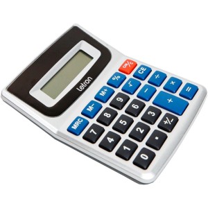 Calculadora De Mesa 12 Dig. Prata Duo C/bateria-113534-44620