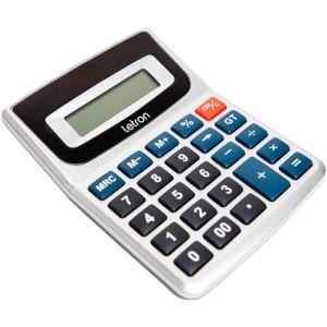 Calculadora De Mesa 8 Dig. Prata Office C/bateria-113533-99223