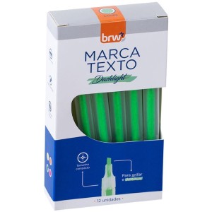 Caneta Marca Texto Dashligth Verde Fluorescente