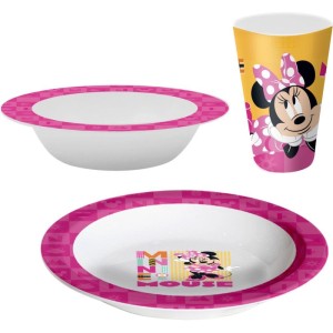 Kit Alimentacao Minnie Prato+bowl+copo-114711-20902