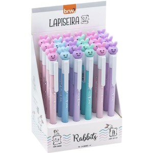 Lapiseira 0.7mm Plastica Rabbits 4 Cores Sort