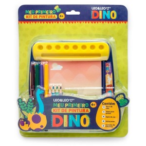 Livro Brinquedo Ilustrado Meu Primeiro Kit Pintura Dino-113512-45499