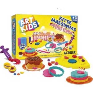 Massa Para Modelar Criativa Art Kids Mini Cake 200g-113960-75509