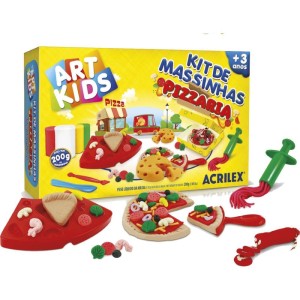 Massa Para Modelar Criativa Art Kids Pizzaria 200g-113957-20136