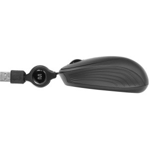 Mouse Optico Usb 1200dpi 3botoes Retratil Preto-112678-91370