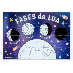 Quebra-cabeca Cartonado Galaxia Para Colorir 4em1-113518-86085