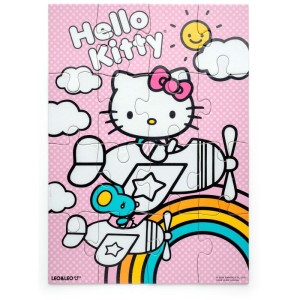 Quebra-cabeca Cartonado Hello Kitty Para Colorir 4em1-113519-90817