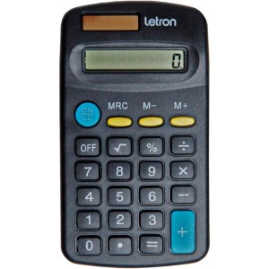 Calculadora De Bolso 8 Dig. Preta Basic Solar-113532-51446