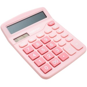 Calculadora De Mesa 12 Dig. Rosa Neo Solar-113531-40991