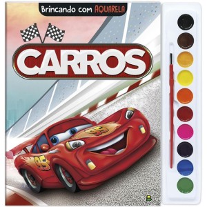 Livro Aquarela Carros 27x28cm 16pag-113196-62380