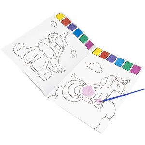 Livro Aquarela Mais Cor P/favor Unicornios 12-115008-24764