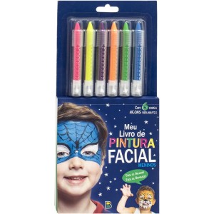 Livro Brinquedo Ilustrado Pintura Fac.menino 13x28cm 60p-115011-94598