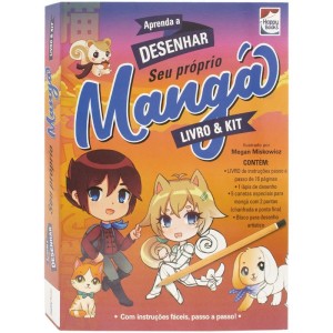 Livro De Atividades Aprenda Desenhar Manga Kit-115026-11258