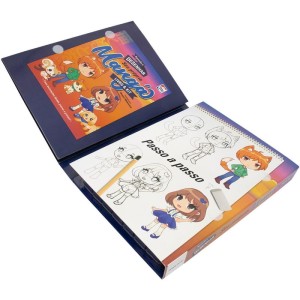 Livro De Atividades Aprenda Desenhar Manga Kit-115026-59935