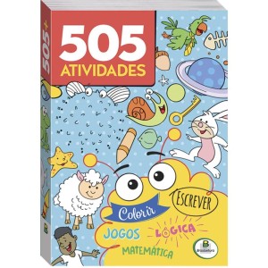 Livro Infantil Colorir 505 Ativ.cp.glitter 15x22 288p-113192-94755